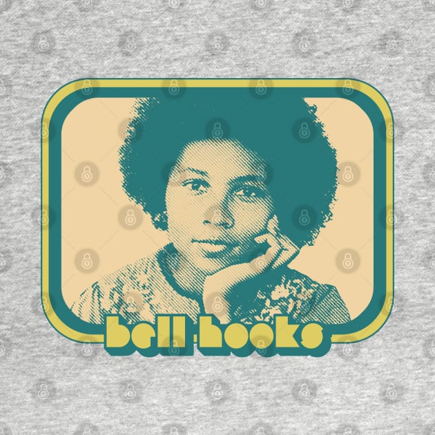 Bell Hooks // Retro Style Feminist Icon Design by DankFutura